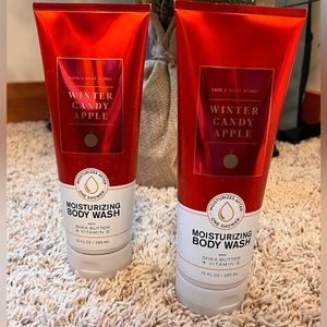New Bath and Body Works Candy Apple Moisturizing Body Wash
